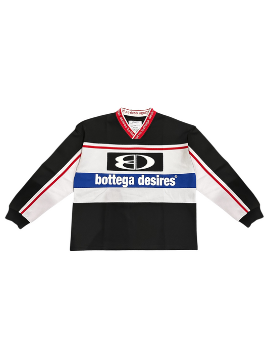 HOCKEY LONG SLEEVE JERSEY (BLACK)