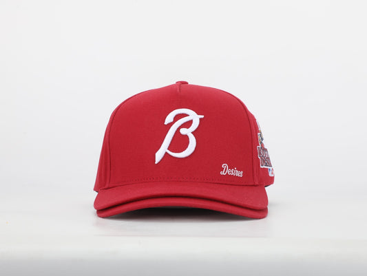 DOUBLE BRIM HAT (REDS)