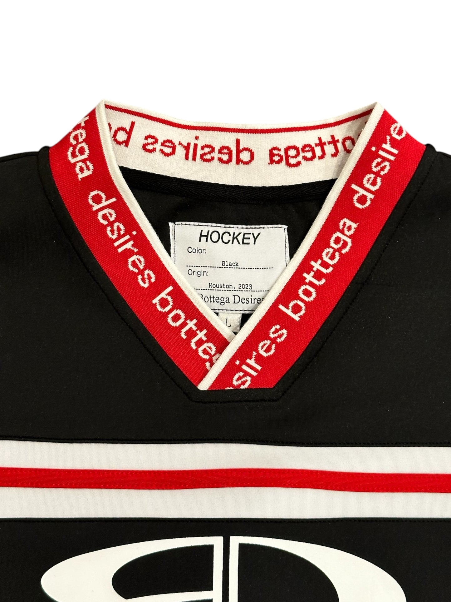 HOCKEY LONG SLEEVE JERSEY (BLACK)