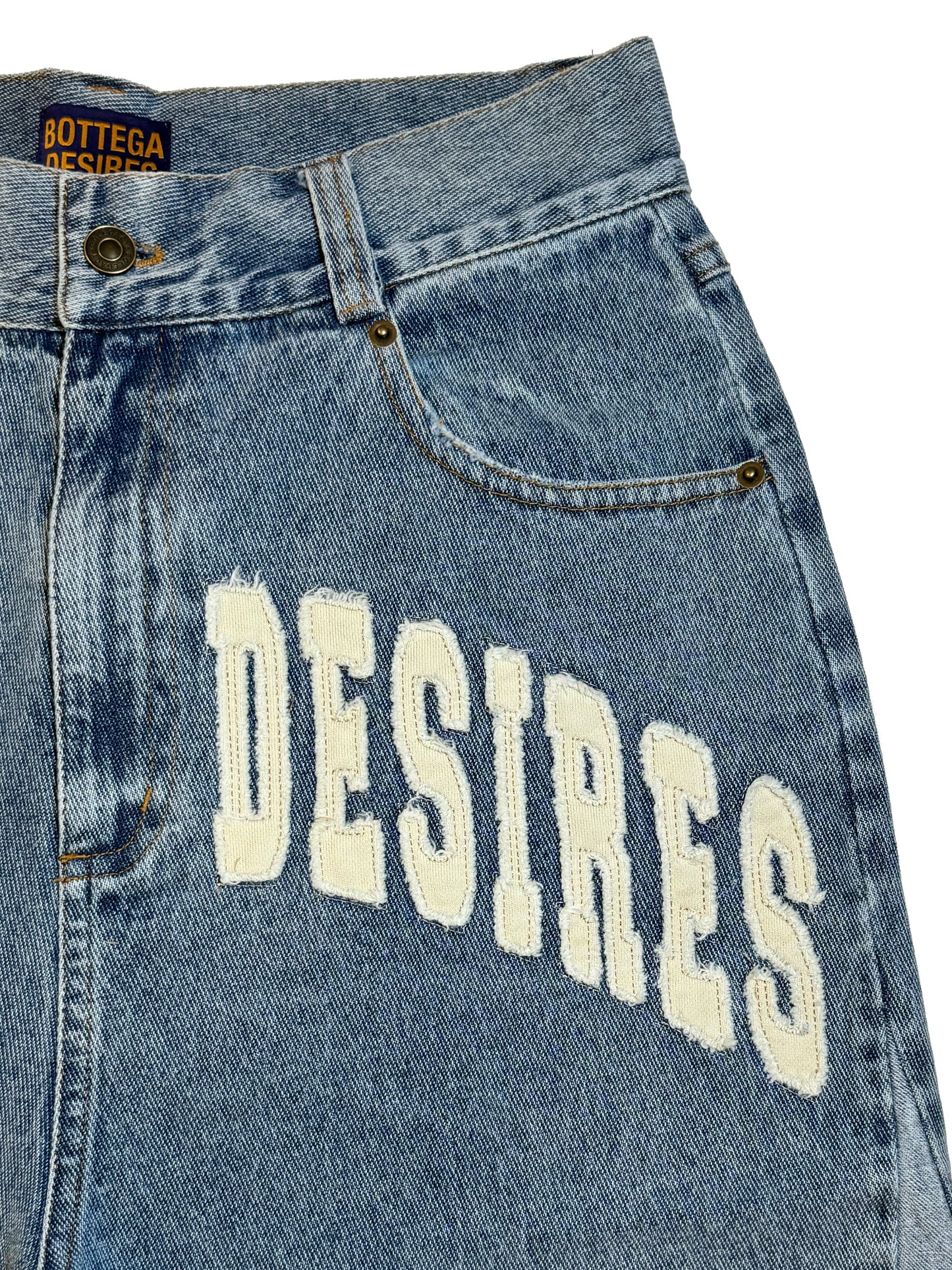 DENIM SHORTS (BLUE)