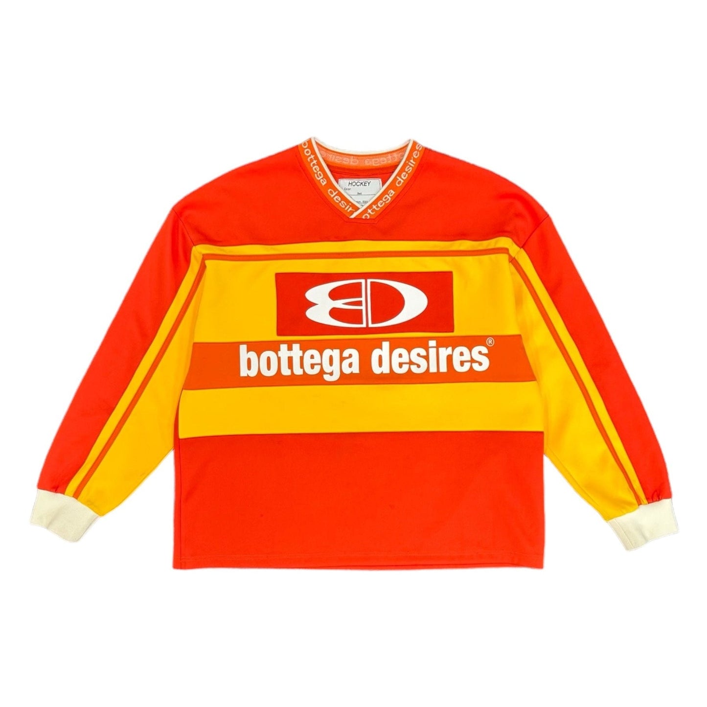 HOCKEY LONG SLEEVE JERSEY (RED)